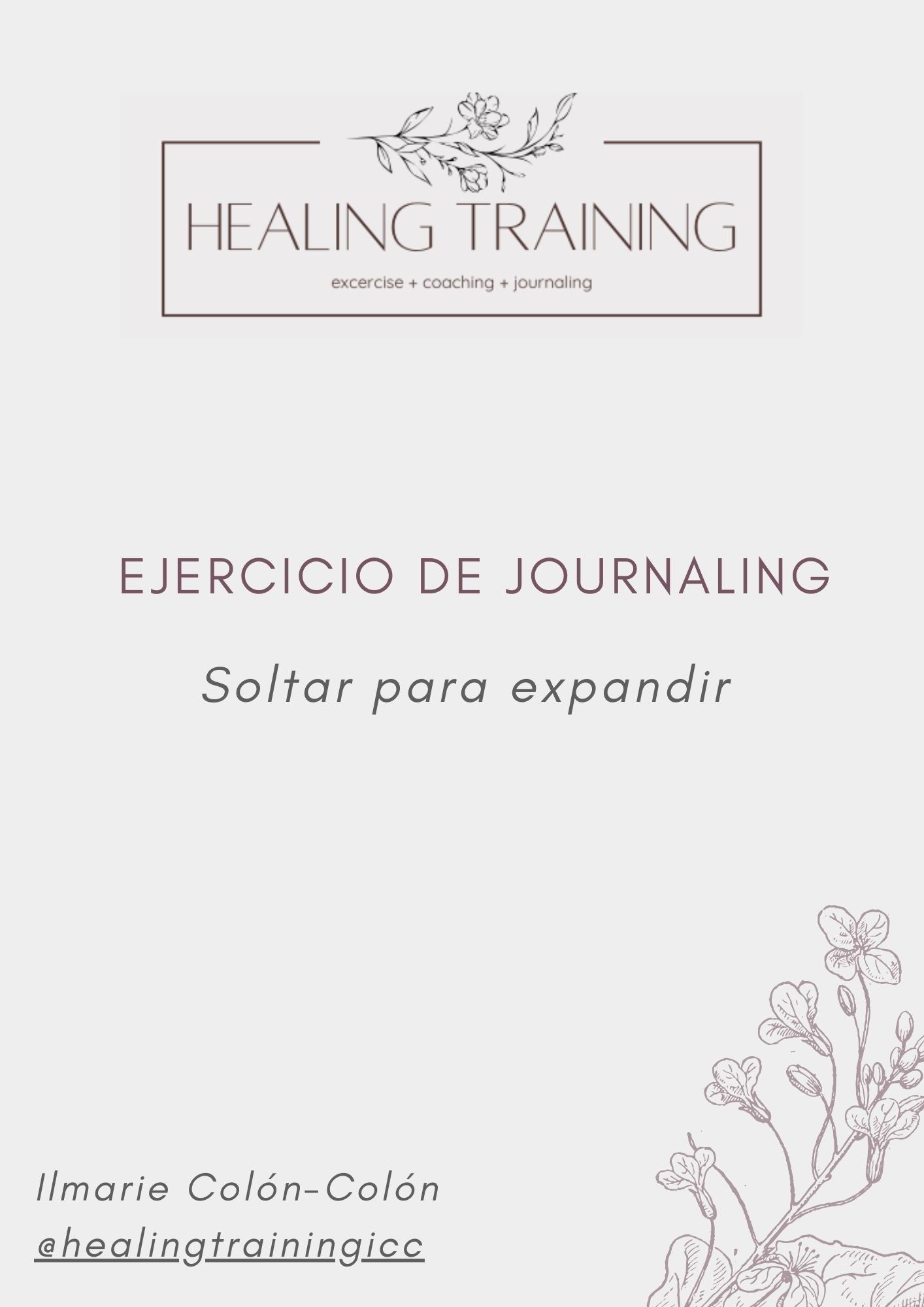 Soltar para Expandir - Ejercicio de journaling gratuito